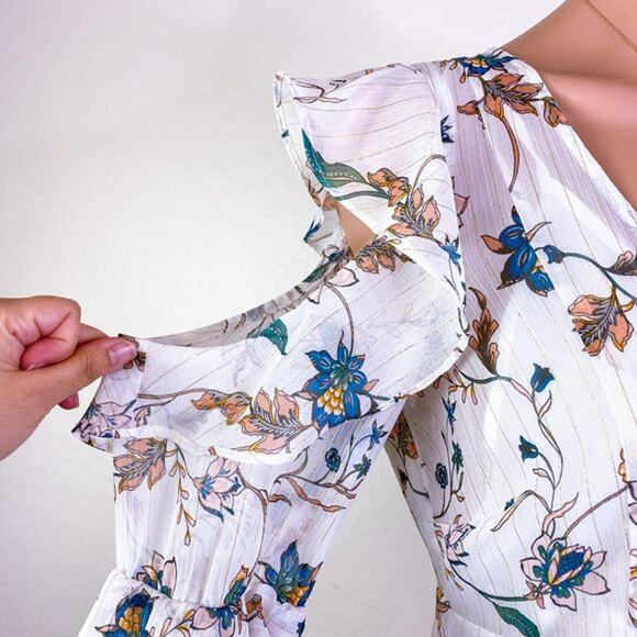 For Love & Lemons Elyse Ruffled Maxi Dress - Picture 10 of 12